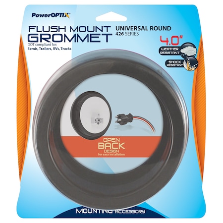 Poweroptix C360 Grommet - 4in Round Open Back 101-004260